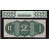 Image 2 : 1869 $2 Rainbow Large Size Legal Tender Note PCGS Graded XF45