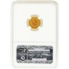 Image 2 : 1855 $1 Gold Dollar Coin Type 2 NGC MS65