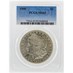 1900 $1 Morgan Silver Dollar PCGS Graded MS65