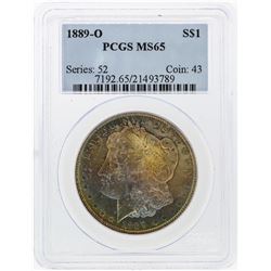 1889-O $1 Morgan Silver Dollar PCGS Graded MS65