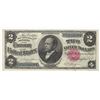 Image 1 : 1891 $2 Silver Certificate Note William Windom