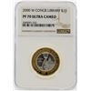 Image 1 : 2000-W $10 Library of Congress Gold & Platinum Coin NGC Graded PF70 Ultra Cameo