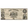 Image 1 : 1800s $1 Egy Forint Obsolete Bank Note