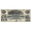 Image 1 : 1857 $10 The Citizens Bank of Gosport Obsolete Bank Note