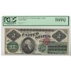 Image 1 : 1862 $2 Legal Tender Type 2 Note PCGS Graded AU55 PPQ