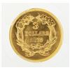 Image 4 : 1878 $3 Indian Princess Gold Coin PCGS Graded MS66+