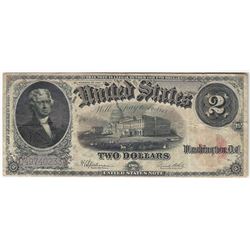 1917 $2 Legal Tender Bank Note ERROR