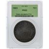 Image 1 : 1883 $1 Silver Trade Dollar Coin PCGS Graded PR63