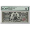 Image 1 : 1896 $2 Silver Certificate Educational Note PMG Graded Choice XF45