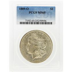 1889-O $1 Morgan Silver Dollar PCGS Graded MS65