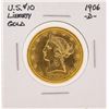 Image 1 : 1906-D $10 Liberty Head Eagle Gold Coin