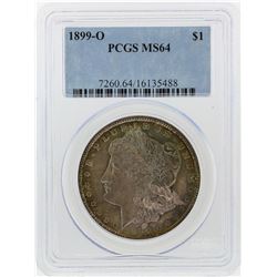 1899-O $1 Morgan Silver Dollar PCGS Graded MS64