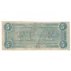 Image 2 : 1864 $5 Confederate States of America Note