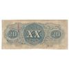 Image 2 : 1863 $20 The Confederate States of America Note