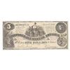 Image 1 : 1861 $5 The Confederate States of America Note