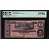 Image 1 : 1864 $10 The Confederate States of America PCGS Graded CU63 PPQ
