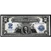 Image 1 : 1899 $2 Mini Porthole Silver Certificate Note