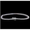 Image 2 : 14KT White Gold 2.37 ctw Diamond Bracelet
