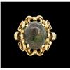 Image 2 : 4.00 ctw Opal Ring - 14KT Yellow Gold