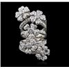 Image 2 : 18KT White Gold 3.04 ctw Diamond Ring