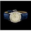 Image 1 : Hamilton 14KT White Gold 2.50 ctw Diamond Vintage Watch