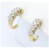 Image 5 : 1.00 ctw Diamond Earrings - 14KT Yellow Gold