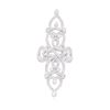 Image 2 : 14KT White Gold 1.21 ctw Diamond Ring