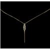 Image 1 : 14KT Yellow Gold 0.71 ctw Diamond Necklace