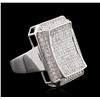 Image 1 : 14KT White Gold 1.81 ctw Diamond Ring