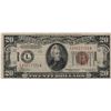 Image 1 : 1934 $20 Hawaii Federal Reserve Note Currency