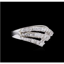 14KT White Gold 0.35 ctw Diamond Ring