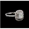 Image 1 : 1.52 ctw Diamond Ring - 14KT White Gold