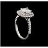 Image 4 : 1.52 ctw Diamond Ring - 14KT White Gold