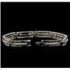 Image 3 : 0.95 ctw Diamond Bracelet - 14KT White Gold