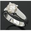Image 2 : GIA Certified 1.41 ctw Diamond Ring - Platinum