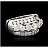 Image 2 : 14KT White Gold 1.95 ctw Diamond Ring
