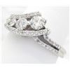 Image 2 : 0.89 ctw Diamond Ring - 14KT White Gold