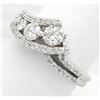 Image 4 : 0.89 ctw Diamond Ring - 14KT White Gold