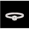 Image 2 : 0.72 ctw Diamond Ring - 14KT White Gold