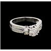 Image 1 : 1.30 ctw Diamond Ring - 18KT White Gold