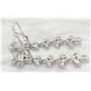 Image 8 : 8.75 ctw Diamond Earrings - Platinum