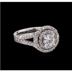 14KT White Gold 1.15 ctw Diamond Ring