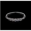 Image 2 : 0.50 ctw Diamond Ring - Platinum