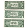 Image 2 : 1935 Choice Uncirculated $1 Silver Certificate Currency Lot of 3