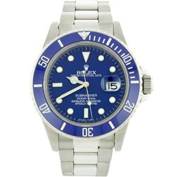 Rolex Stainless Steel Date Submariner Men's Watch