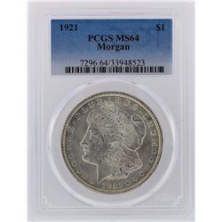 1921 PCGS MS64 Morgan Silver Dollar