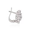 Image 2 : 14KT White Gold 1.34 ctw Diamond Earrings
