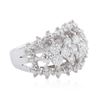 Image 1 : 14KT White Gold 2.22 ctw Diamond Ring