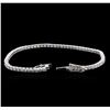 Image 3 : 18KT White Gold 2.51 ctw Diamond Tennis Bracelet