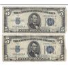Image 1 : 1934 $5 Silver Certificate Currency Lot of 2